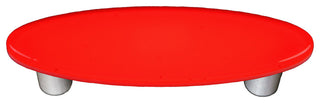 Transparent Orange Pull Oval, Alum Post