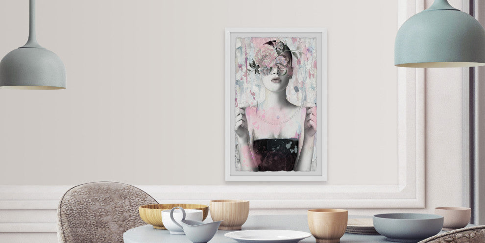 "Luxe and Lavish" Framed Painting Print, 24"x36"