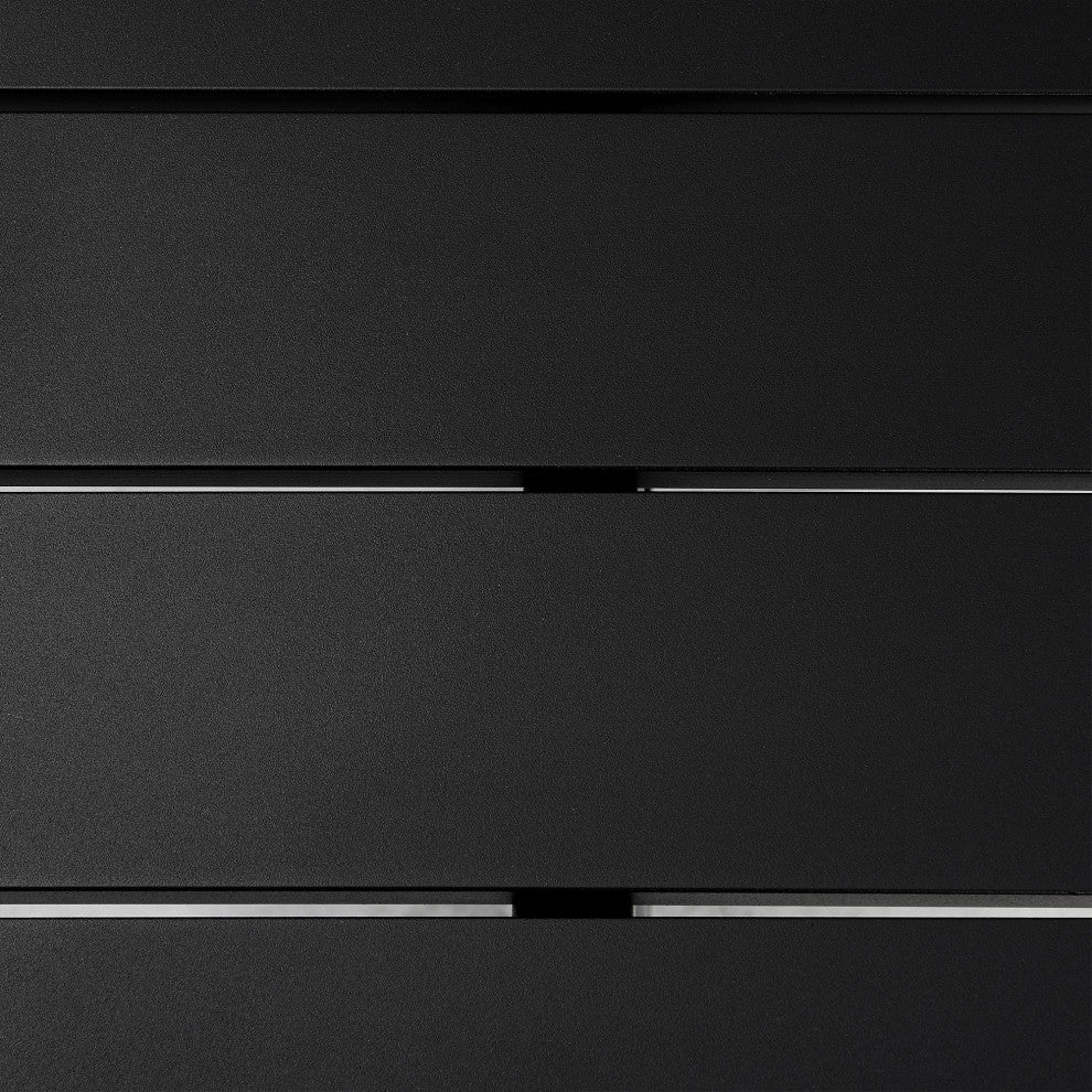 Cayman Outdoor  5-Piece Round Dining Table Set, Aluminum With Gray Cushions