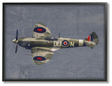 Kids Military Air Plane Blue Design, 16"x20"