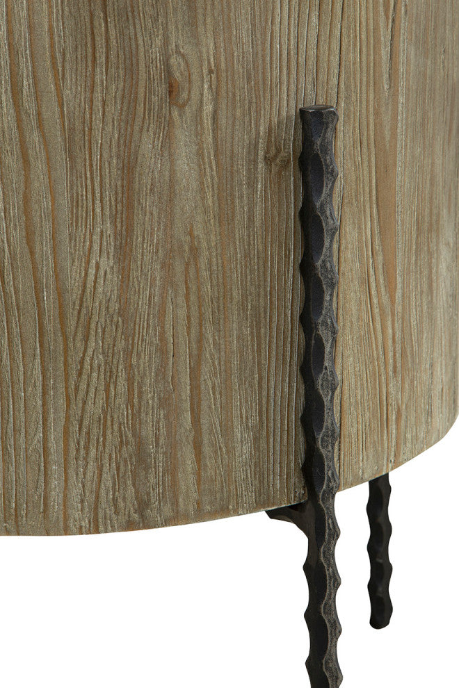 Williamsburg Reclaimed Pine End Table, Natural