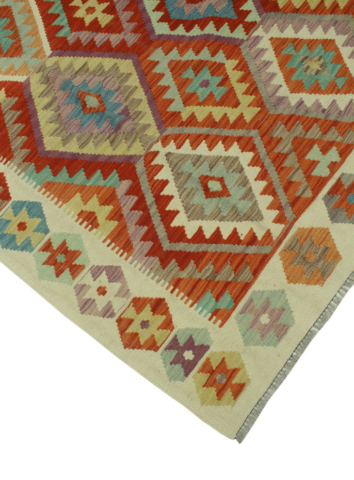 Sangat Kilim Ayobami Rust Rug