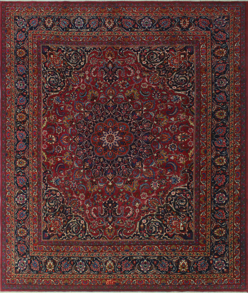 Fine Vintage Distressed Jamie Red Rug