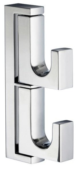 Life Swing Arm Double Hook, Polished Chrome