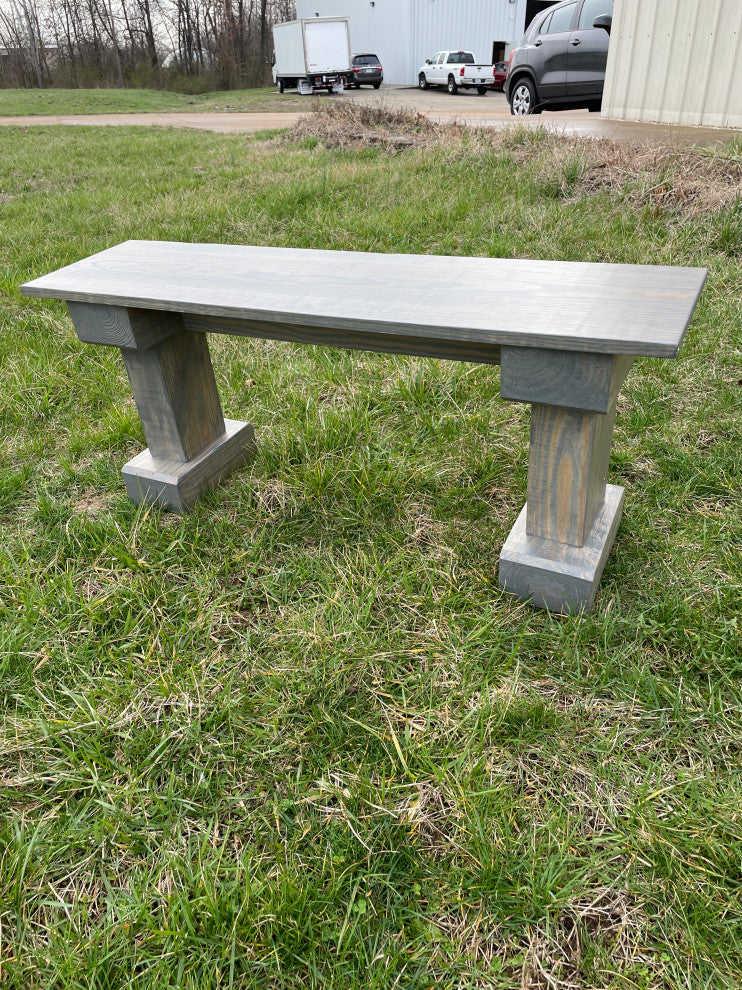 Driftwood Grey Wyoming Bench, 48 Inches