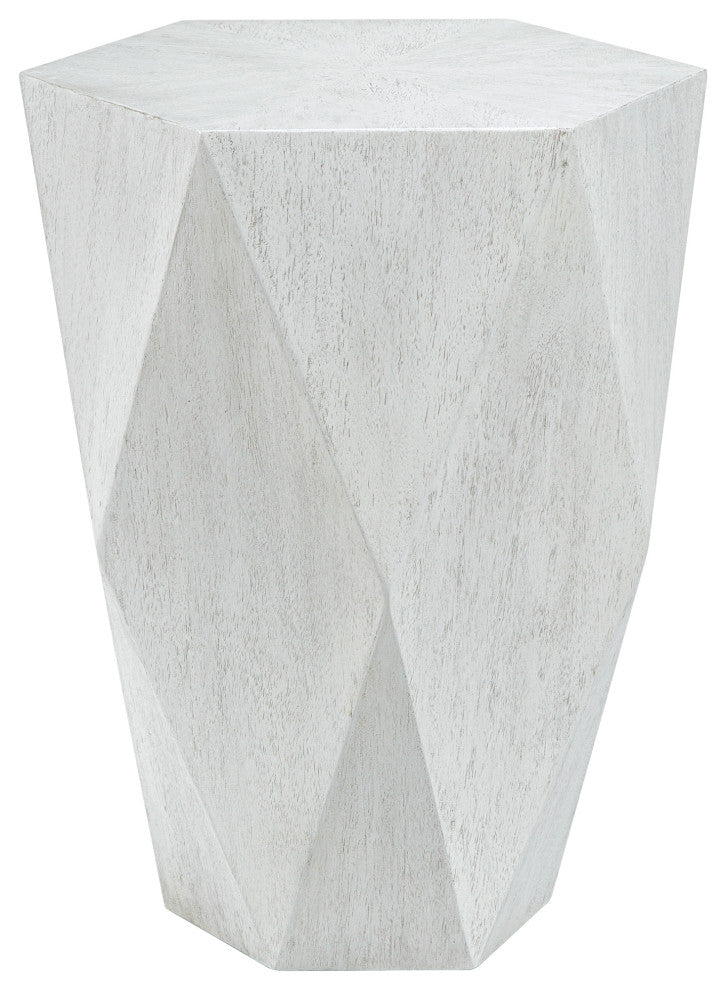 Uttermost Volker White Side table