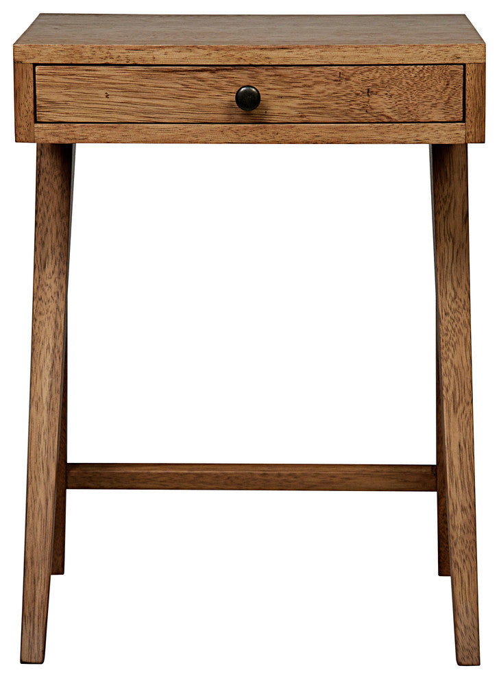Peter Side Table, Dark Walnut