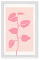 "Pink Houseplant" Framed Painting Print, 20x30