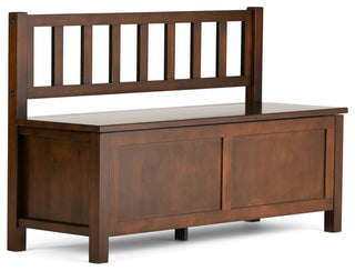 Artisan Entryway Storage Bench