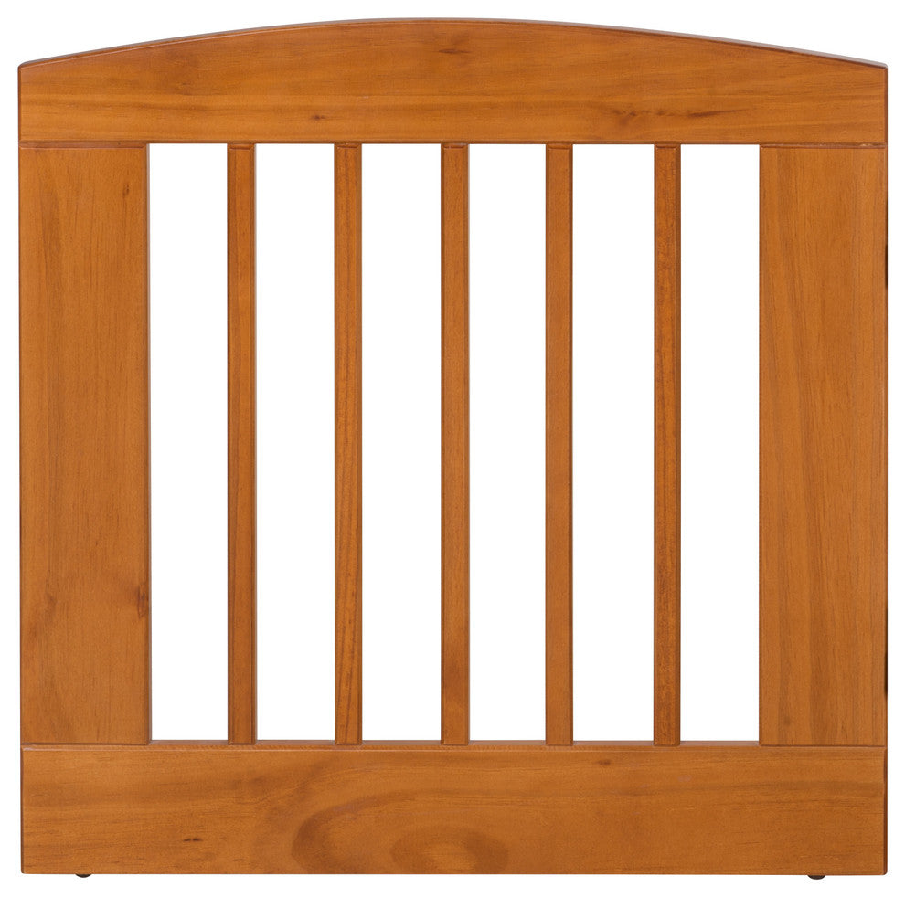 Ruffluv Single Panel Pet Gate, Medium 24", Chestnut