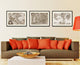 Finland Centuries Vintage Sepia Map Canvas Print, 28"x37"