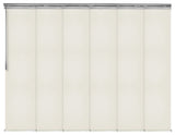 Scarlet 6-Panel Track Extendable Vertical Blinds 98-130"W