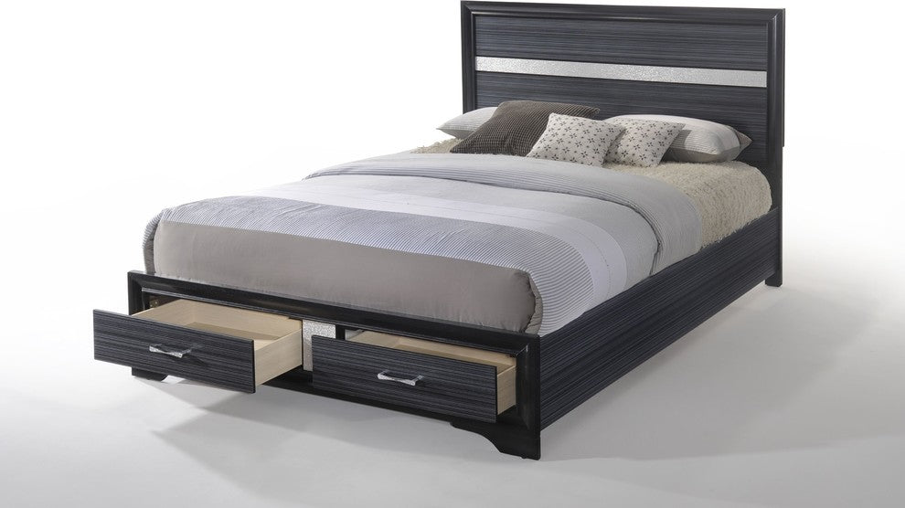 Naima EK Bed W/Storage, Eastern King