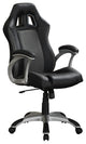 Adjustable Height Office Chair With Air Ventilation in Black