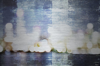 "City Scape" UV Ink Print on Brushed  Aluminum, 45"x30"