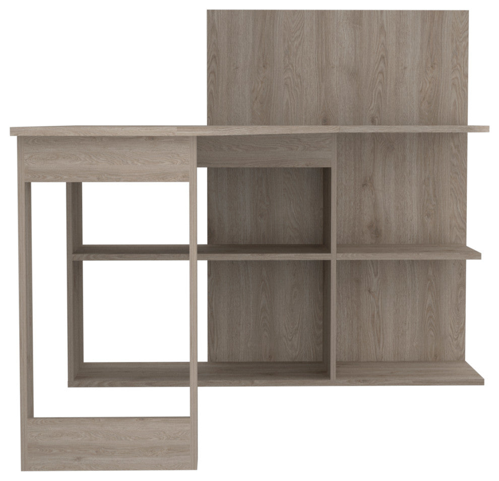 Kairi Computer Desk, Light Gray