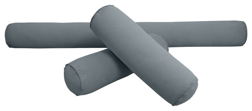 STYLE V6 TwinXL Velvet Pipe Trim Indoor Daybed Bolster Pillow |COVER ONLY| AD347