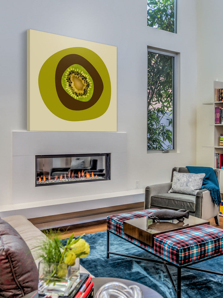 "September Kiwi" Painting Print on Canvas by Irena Orlov