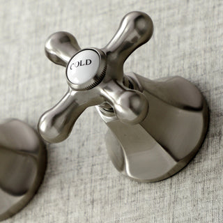 KS4028AX 2-Handle Wall Mount Tub Faucet, Brushed Nickel