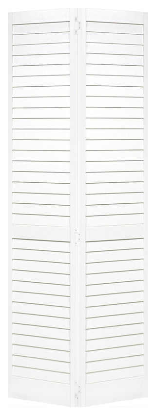 Closet Door, Bi-fold, Plantation Louver-Louver White 80" x 28"