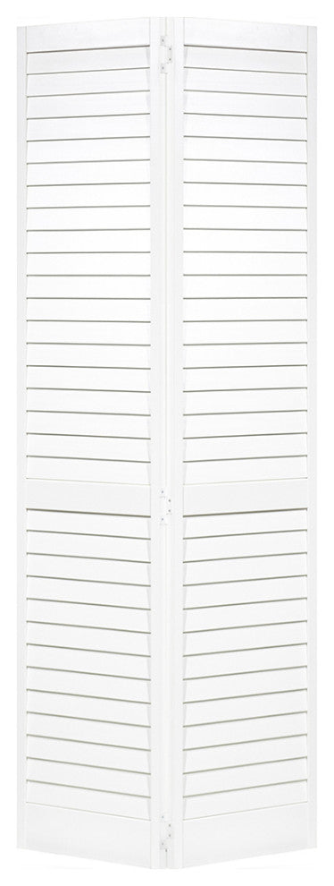 Closet Door, Bi-fold, Plantation Louver-Louver White 80" x 28"