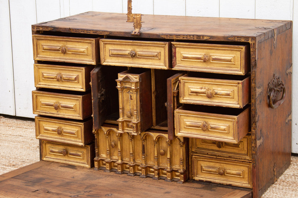 Large 18th Century Spanish BargueÃ±o Chest