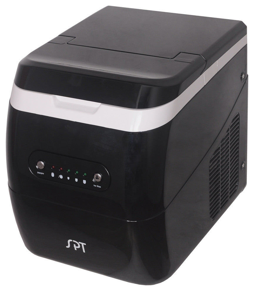 Portable Ice Maker, Black, Black