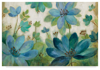 Silvia Vassileva 'Peacock Bloom' Canvas Art, 32"x22"