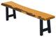 Live Edge Locust Ridgemont Bench, Natural Stain, 6 Foot
