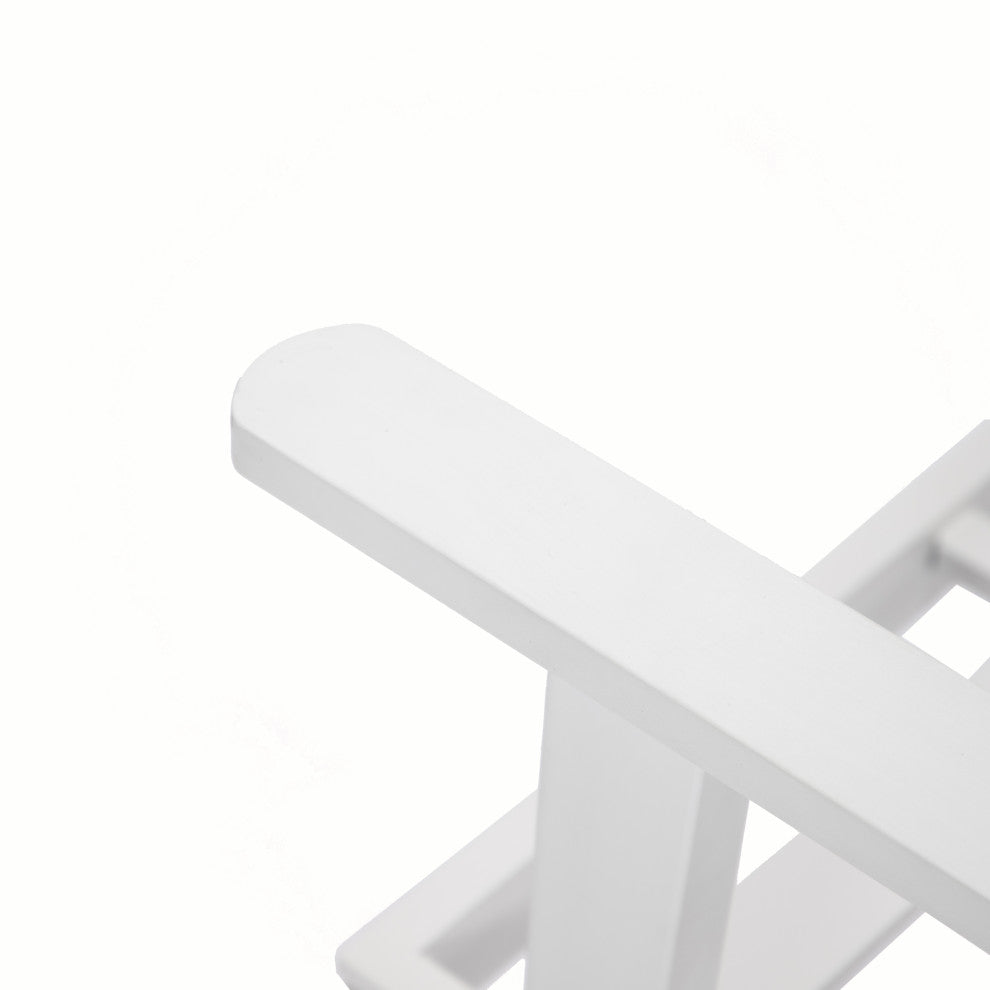 Leisuremod Walbrooke Patio Loveseat With White Aluminum Frame, Navy Blue