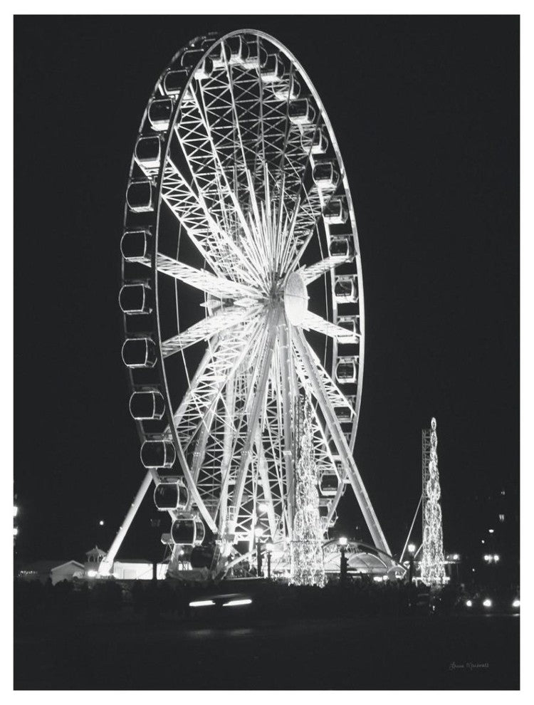 "Roue de Paris" Digital Paper Print by Laura Marshall, 32"x42"