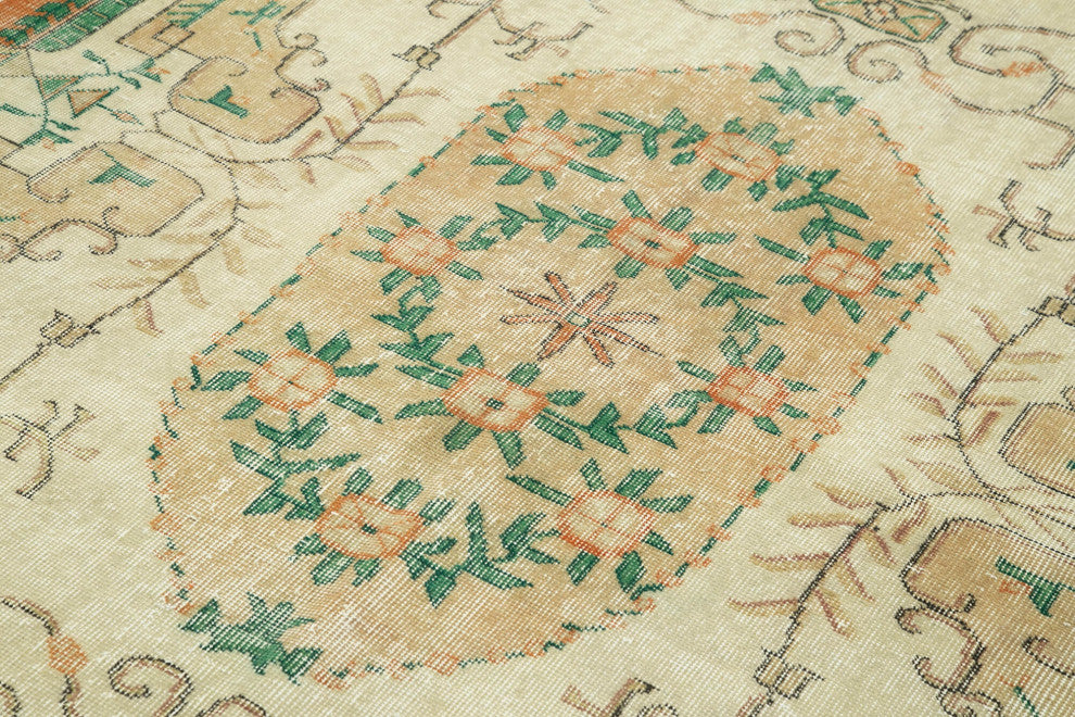 Rug N Carpet - Hand-knotted Turkish 5' 5'' x 9' 3'' Decorative Area Rug