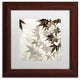 Alan Blaustein 'Florison 57' Art, Wood Frame, White Mat, 11x11