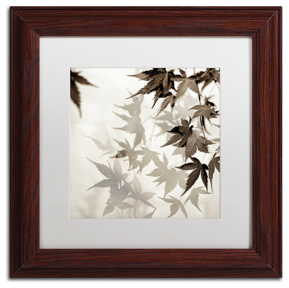 Alan Blaustein 'Florison 57' Art, Wood Frame, White Mat, 11x11