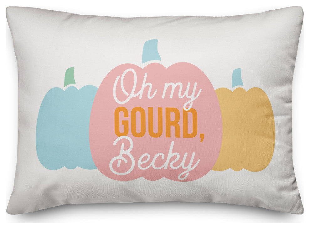 Oh My Gourd, Becky 14x20 Throw Pillow