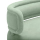 Tischa Velvet Sofa, Mint Green