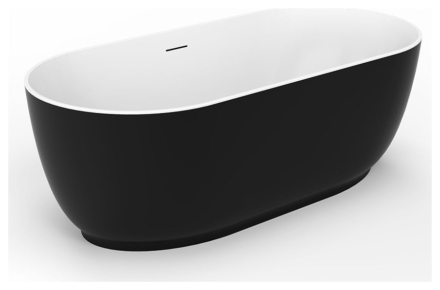 Jorimi 67" Bathtub, Black