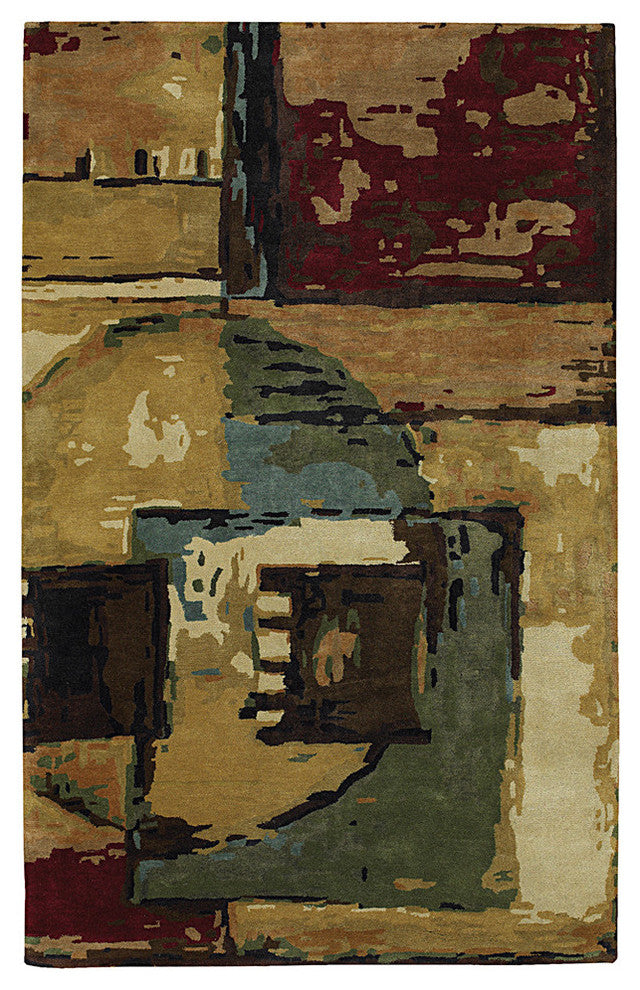 Nirvana Contemporary Area Rug, 9'x13' Rectangle