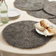 Two's Company Guinea Fowl Feather Placemats, Set of 6