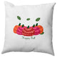 Happy Fall Pumpkins Accent Pillow, Dragon, 20"x20"