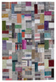 Rug N Carpet - Handmade Oriental 6' 6'' x 9' 11'' Vintage Patchwork Kilim Rug