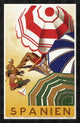 "Spanien" Framed Canvas Giclee by Jose Morell, 25x38"