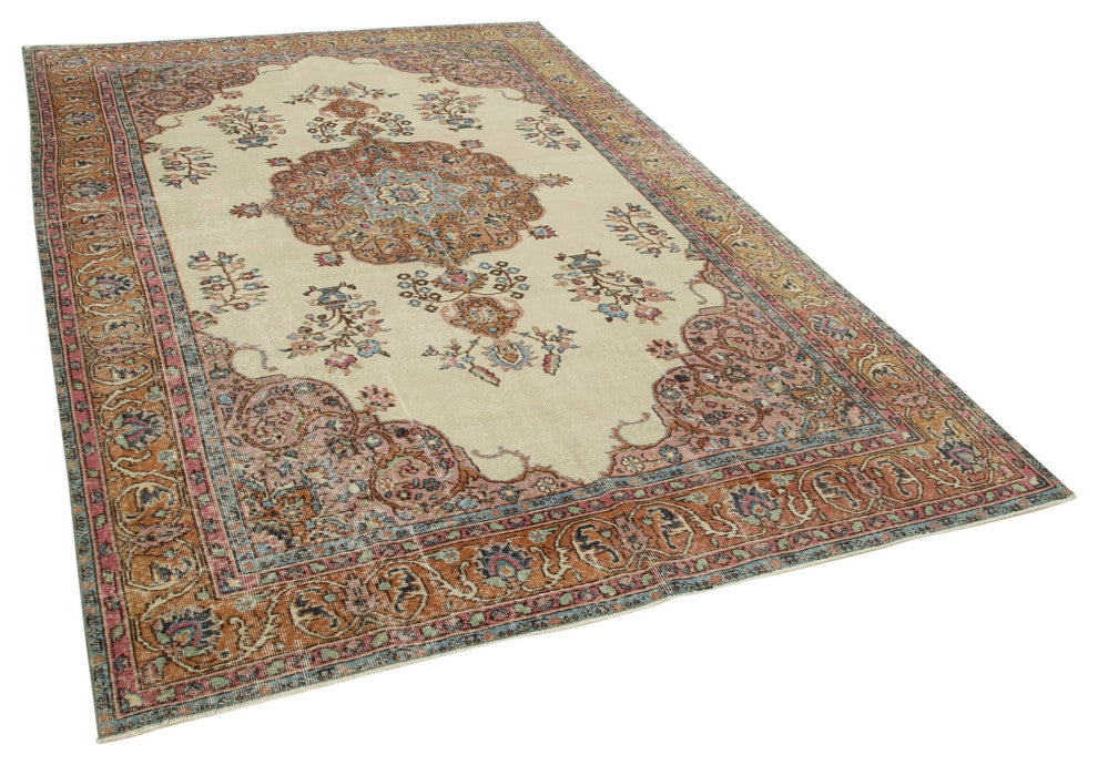 Rug N Carpet - Handmade Anatolian 6' 3'' x 9' 7'' Rustic Area Rug
