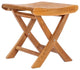 Teak Wood Italy Footstool / Side Table, made from A-Grade Teak Wood