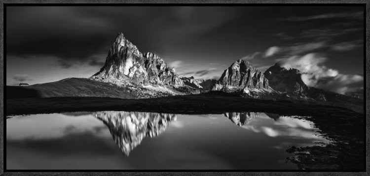"Morning At Ra Gusela" Framed Canvas Giclee by Lubos Balazovic, 23x11"
