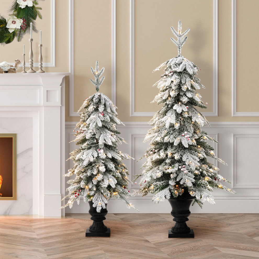 5' Pre-Lit Artificial Christmas Porch Tree