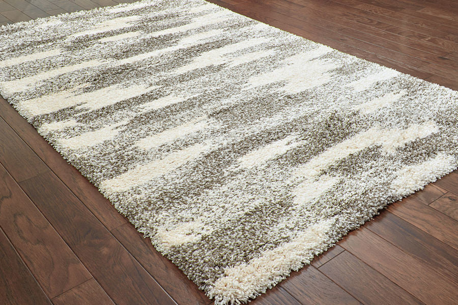 Oriental Weavers Henderson Grey/ Ivory Geometric Indoor Area Rug 3'10"X5'5"