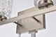 Conor 4-Light Bath Sconce, Satin Nickel With Clear Shade