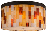 47 Wide Cilindro Calico Flushmount