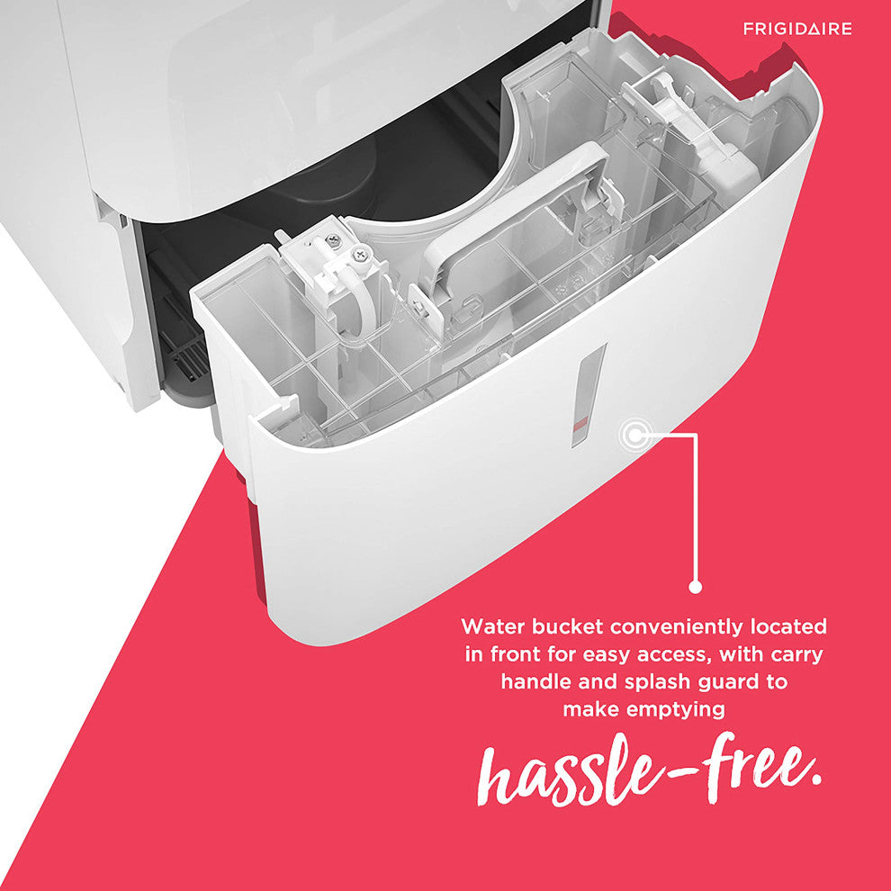 50 Pint Dehumidifier, White